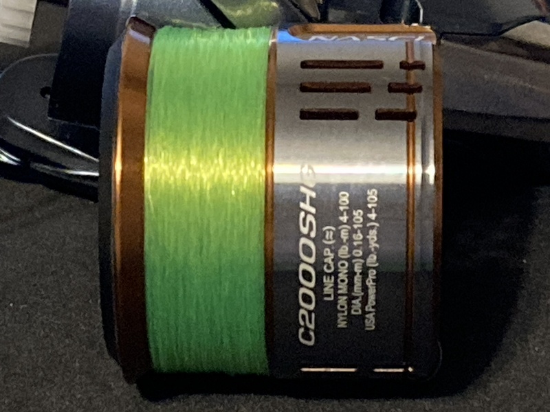 スピニングリール ラインやや巻き過ぎ